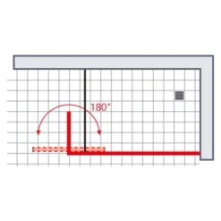 Schulte Walk-In Dusche Toura 80 X 200 Cm Mit Beweglichem Element 40 Cm -Badkomfort Verkauf 060991060762 2053 060762 6