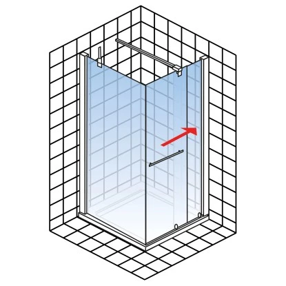 Schulte Schiebetür Inkl Seitenwand Toura Türanschlag Rechts 80 X 120 Cm 6 Schulte Schiebetür Inkl Seitenwand Toura Türanschlag Rechts 80 X 120 Cm - Image 4