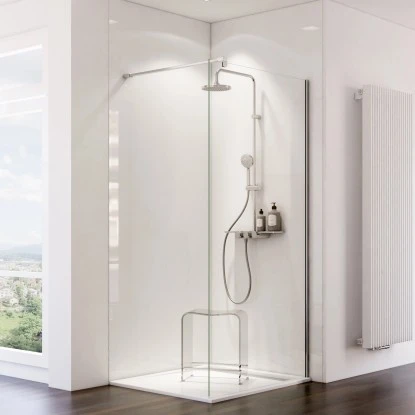 Schulte ExpressPlus Duschrückwand Decodesign 100x255 Cm Hochglanz Brillant-Weiß 3 Schulte ExpressPlus Duschrückwand Decodesign 100x255 Cm Hochglanz Brillant-Weiß