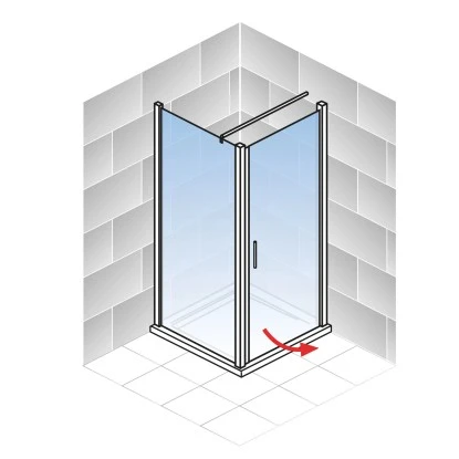 Schulte ExpressPlus Drehtür Seitenwand Mit Duschwanne AlexaStyle2.0 80 X 80 7 Schulte ExpressPlus Drehtür Seitenwand Mit Duschwanne AlexaStyle2.0 80 X 80 - Image 5