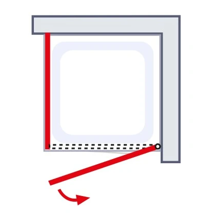Schulte ExpressPlus Drehtür Seitenwand Mit Duschwanne AlexaStyle2.0 80 X 80 6 Schulte ExpressPlus Drehtür Seitenwand Mit Duschwanne AlexaStyle2.0 80 X 80 - Image 4