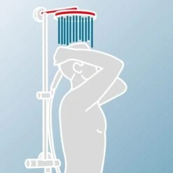 Schulte ExpressPlus Duschsystem White Style Version"Classic" Mit Thermostat 13 Schulte ExpressPlus Duschsystem White Style Version"Classic" Mit Thermostat -Badkomfort Verkauf 060991064548 2053 064548 5