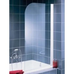 Schulte Badewannenaufsatz 1-teilig Chrom-Optik Dekor Liane