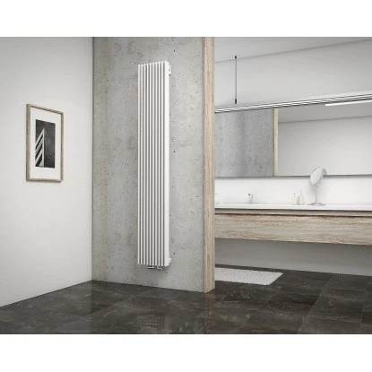 Schulte Design-Heizkörper London Mit Mittenanschluss 1.111 W Pearl-Weiß 4 Schulte Design-Heizkörper London Mit Mittenanschluss 1.111 W Pearl-Weiß - Image 2