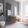 Schulte Design-Heizkörper Turin Mit Mittenanschluss 505 X 1703 Mm Anthrazit -Badkomfort Verkauf 172165 2053 1