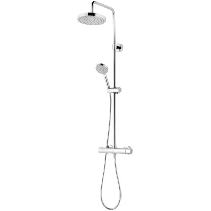 Schulte ExpressPlus Duschsystem Rain III Mit Thermostat Verchromt 3 Schulte ExpressPlus Duschsystem Rain III Mit Thermostat Verchromt