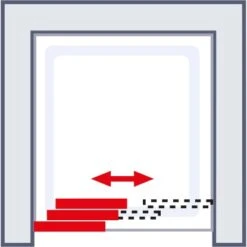 Schulte Kristall Trend Gleittür 3-teilig 80 Cm Kunstglas Softline Hell -Badkomfort Verkauf 32020 2053 4060991002335 6