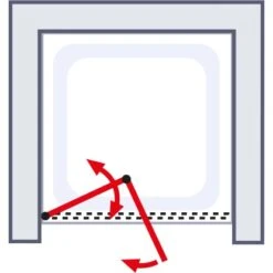 Schulte Falttür Kristall/Trend 90 Cm X 185 Cm Echtglas Klar Hell -Badkomfort Verkauf 32020 2053 4060991007019 6
