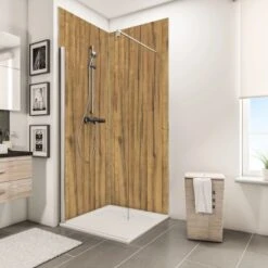 Schulte DecoDesign Duschrückwand Dekor Schwarzwaldeiche Hell 255 X 100 Cm -Badkomfort Verkauf 32020 2053 4060991008795 7