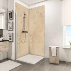 Schulte DecoDesign Duschrückwand Dekor Kalkstein-Hell 255 X 150 Cm -Badkomfort Verkauf 32020 2053 4060991009273 7