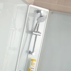 Schulte Komplettduschkabine Korfu II Mit Boiler Pumpe Alu-Natur Hellgrün -Badkomfort Verkauf 32020 2053 4060991009983 8