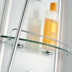 Schulte Komplettduschkabine Korfu II Mit Boiler Pumpe Alu-Natur Hellgrün -Badkomfort Verkauf 32020 2053 4060991009983 9