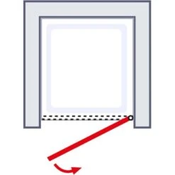 Schulte Drehtür Sunny In Nische 180 X 80 Cm Alu Natur -Badkomfort Verkauf 32020 2053 4060991012853 6
