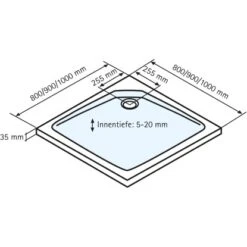 Schulte ExpressPlus Duschwanne Quadrat Extraflach Alpinweiß 90 X 90 Cm 10 Schulte ExpressPlus Duschwanne Quadrat Extraflach Alpinweiß 90 X 90 Cm -Badkomfort Verkauf 32020 2053 4060991037030 5