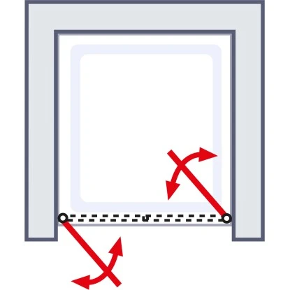 Schulte ExpressPlus Pendeltür In Nische AlexaStyle2.0 Alunatur 90x192cm 7 Schulte ExpressPlus Pendeltür In Nische AlexaStyle2.0 Alunatur 90x192cm - Image 5