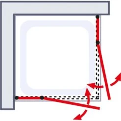 Schulte ExpressPlus Eckeinstieg 4-tlg. AlexaStyle2.0 Alunatur 80x80x192cm -Badkomfort Verkauf 32020 2053 4060991037672 6
