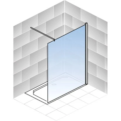 Schulte ExpressPlus Walk In M8 MasterClass Chromoptik Klar Hell 200x90cm 4 Schulte ExpressPlus Walk In M8 MasterClass Chromoptik Klar Hell 200x90cm - Image 2