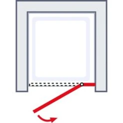 Schulte ExpressPlus Drehtür In Nische MasterClass Rechts Chromoptik 90x200cm -Badkomfort Verkauf 32020 2053 4060991038280 6