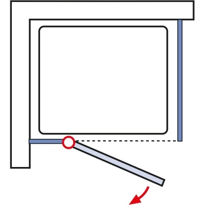Schulte ExpressPlus Drehtür MasterClasslinks Chromoptik 90x200cm 7 Schulte ExpressPlus Drehtür MasterClasslinks Chromoptik 90x200cm - Image 5