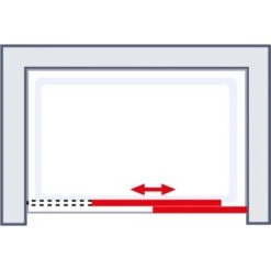 Schulte ExpressPlus Gleittür In Nische MasterClass Rechts Chromoptik 120x200cm -Badkomfort Verkauf 32020 2053 4060991038433 6