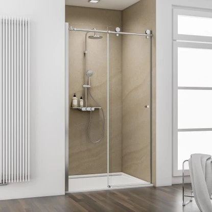 Schulte ExpressPlus Gleittür In Nische MasterClass Links Chromoptik 120x200cm 3 Schulte ExpressPlus Gleittür In Nische MasterClass Links Chromoptik 120x200cm