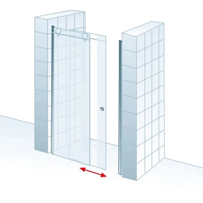 Schulte ExpressPlus Gleittür In Nische MasterClass Links Chromoptik 120x200cm 5 Schulte ExpressPlus Gleittür In Nische MasterClass Links Chromoptik 120x200cm - Image 3