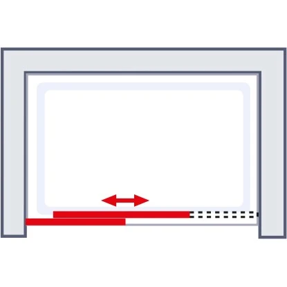 Schulte ExpressPlus Gleittür In Nische MasterClass Links Chromoptik 120x200cm 6 Schulte ExpressPlus Gleittür In Nische MasterClass Links Chromoptik 120x200cm - Image 4