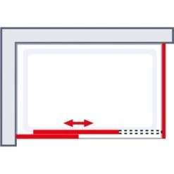 Schulte ExpressPlus Gleittür MasterClass Links Chromoptik 120x90x200cm -Badkomfort Verkauf 32020 2053 4060991038495 6