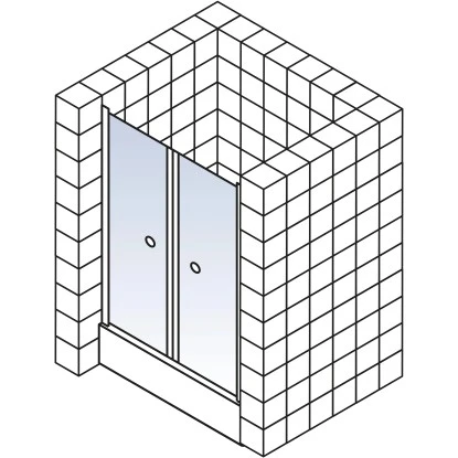 Schulte ExpressPlus Pendeltür Garant Alu-Natur Klar Hell 100x200cm 6 Schulte ExpressPlus Pendeltür Garant Alu-Natur Klar Hell 100x200cm - Image 4