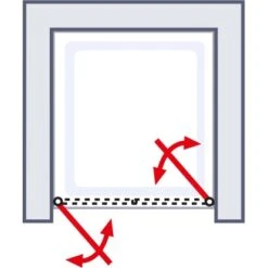 Schulte ExpressPlus Pendeltür Garant Alu-Natur Klar Hell 100x200cm 11 Schulte ExpressPlus Pendeltür Garant Alu-Natur Klar Hell 100x200cm -Badkomfort Verkauf 32020 2053 4060991038624 6