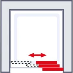 Schulte 3-teilige Schiebetür Für Nischen Kristall/Trend Alu-Natur BxH 80x185 Cm -Badkomfort Verkauf 4060991002359 2053 04