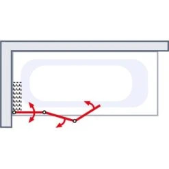 Schulte Badewannenaufsatz Einfaltbar Echtglas Weiß 125 Cm X 140 Cm 11 Schulte Badewannenaufsatz Einfaltbar Echtglas Weiß 125 Cm X 140 Cm -Badkomfort Verkauf 4060991004551 2053 5