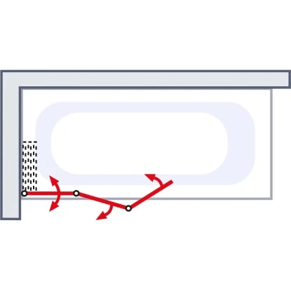Schulte Badewannenaufsatz Einfaltbar Echtglas Weiß 125 Cm X 140 Cm 7 Schulte Badewannenaufsatz Einfaltbar Echtglas Weiß 125 Cm X 140 Cm - Image 5