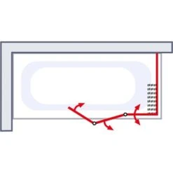 Schulte Badewannenaufsatz 4-teilig Mit Seitenwand Kunstglas -Badkomfort Verkauf 4060991004810 2053 6