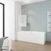 Schulte Badewannenaufsatz 1-teilig 80 Cm X 140 Cm Echtglas Softcube Weiß -Badkomfort Verkauf 4060991005138 2053 1
