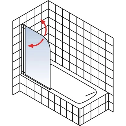 Schulte Badewannenaufsatz Echtglas Alu Natur 130 Cm X 70 Cm 5 Schulte Badewannenaufsatz Echtglas Alu Natur 130 Cm X 70 Cm - Image 3