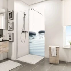 Schulte DecoDesign Duschrückwand "Zen Steine & Wasser" 210 X 90 Cm