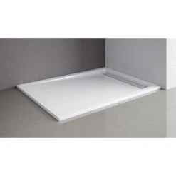 Schulte Duschwanne Mit Rinne Chromoptik Extraflach 90 X 120 Cm