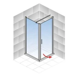 Schulte Alexa Style 2.0 Drehtür Inklusive Seitenwand 90 X 90 X 192 Cm -Badkomfort Verkauf 4060991017513 5