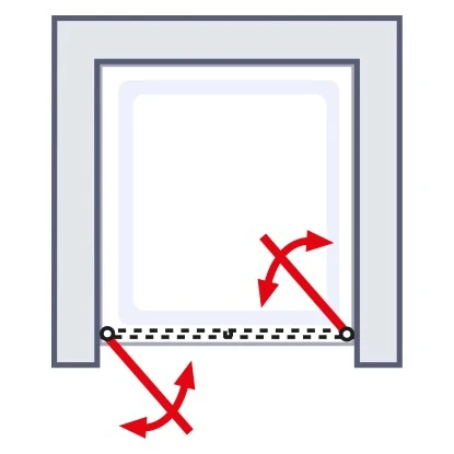Schulte Alexa Style 2.0 Pendeltür In Nische 80 X 192 Cm 7 Schulte Alexa Style 2.0 Pendeltür In Nische 80 X 192 Cm - Image 5