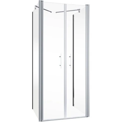 Schulte Pendeltür Als U-Kabine Alexa Style 2.0 Alu-Natur 192 Cm X 90 Cm 4 Schulte Pendeltür Als U-Kabine Alexa Style 2.0 Alu-Natur 192 Cm X 90 Cm - Image 2