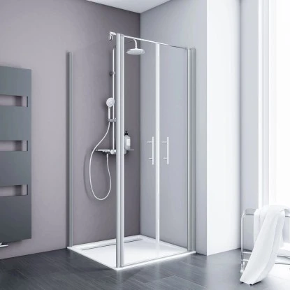 Schulte Pendeltür Alexa Style 2.0 Alu-Natur Glas Klar Hell 90x90x92 Cm 3 Schulte Pendeltür Alexa Style 2.0 Alu-Natur Glas Klar Hell 90x90x92 Cm