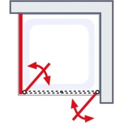 Schulte Pendeltür Alexa Style 2.0 Alu-Natur Glas Klar Hell 90x90x92 Cm 13 Schulte Pendeltür Alexa Style 2.0 Alu-Natur Glas Klar Hell 90x90x92 Cm -Badkomfort Verkauf 4060991018725 2053 6