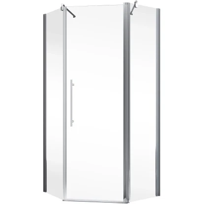 Schulte Fünfeckdusche Mit Drehtür Alexa Style 2.0 Chromoptik BxHxT 90x90x192 Cm 4 Schulte Fünfeckdusche Mit Drehtür Alexa Style 2.0 Chromoptik BxHxT 90x90x192 Cm - Image 2