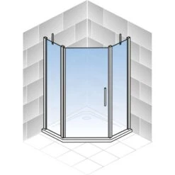 Schulte Fünfeckdusche Mit Drehtür Alexa Style 2.0 Chromoptik BxHxT 90x90x192 Cm 10 Schulte Fünfeckdusche Mit Drehtür Alexa Style 2.0 Chromoptik BxHxT 90x90x192 Cm -Badkomfort Verkauf 4060991019579 2053 04