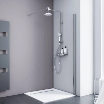 Schulte Alexa Style 2.0 Duschwand Walk In 90 X 190 Cm 3 Schulte Alexa Style 2.0 Duschwand Walk In 90 X 190 Cm