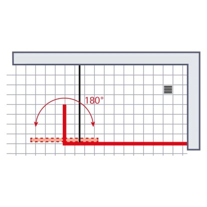 Schulte AlexaStyle 2.0 Duschwand Walk In Mit Bewegl. Element 80 X 30 X 190 Cm 5 Schulte AlexaStyle 2.0 Duschwand Walk In Mit Bewegl. Element 80 X 30 X 190 Cm - Image 3