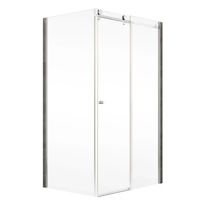 Schulte Schiebetür Inkl. Seitenwand MasterClass Chromoptik BxTxH 140x80x200 Cm 4 Schulte Schiebetür Inkl. Seitenwand MasterClass Chromoptik BxTxH 140x80x200 Cm - Image 2