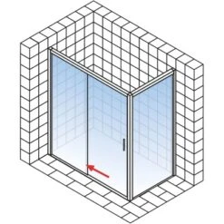 Schulte Schiebetür Inkl. Seitenwand MasterClass Chromoptik BxTxH 140x80x200 Cm 12 Schulte Schiebetür Inkl. Seitenwand MasterClass Chromoptik BxTxH 140x80x200 Cm -Badkomfort Verkauf 4060991029011 2053 04