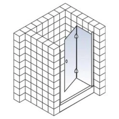 Schulte Garant Drehfalttür In Nische 80 X 200 Cm Anschlag Rechts 13 Schulte Garant Drehfalttür In Nische 80 X 200 Cm Anschlag Rechts -Badkomfort Verkauf 4060991033551 6